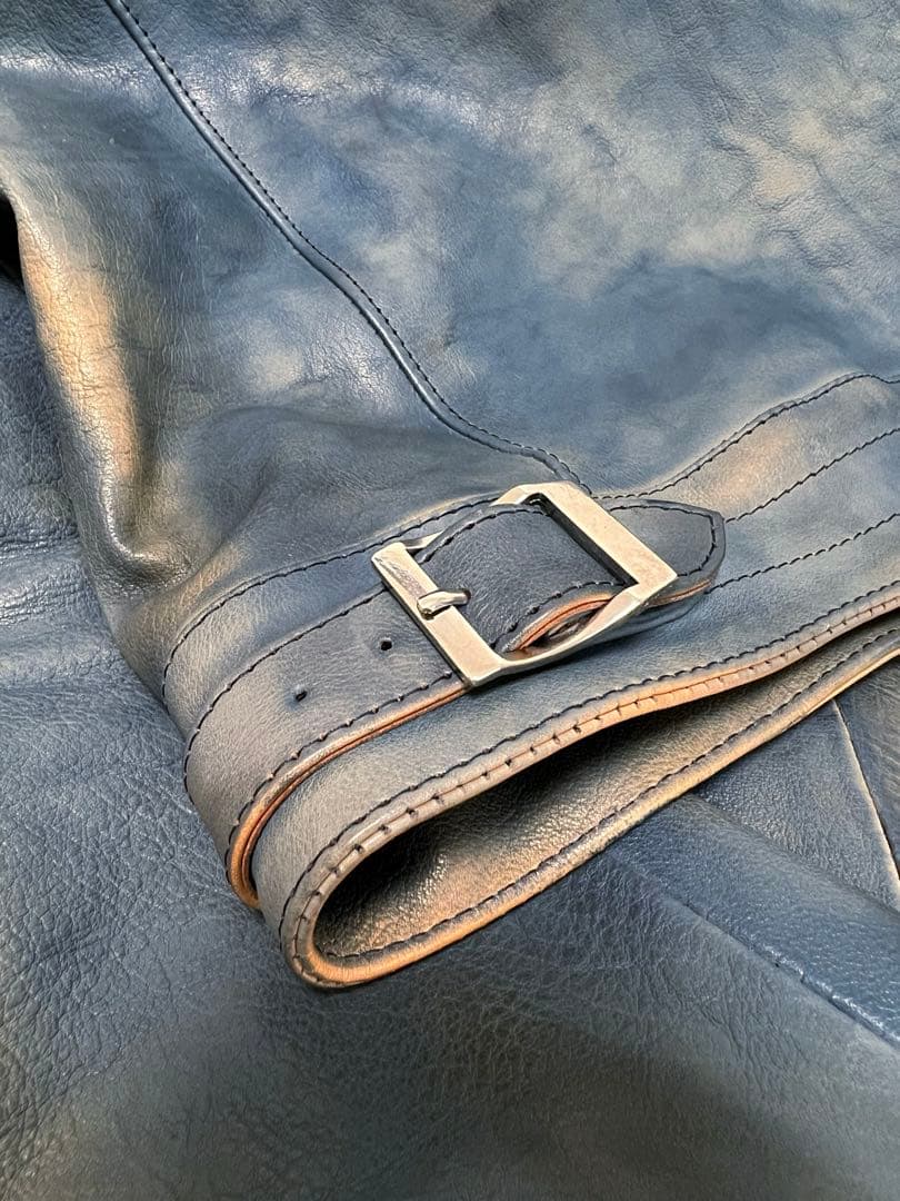 メンテナンス済み】STRUMダブルライダース BLUE GREEN サイズS - メルカリ