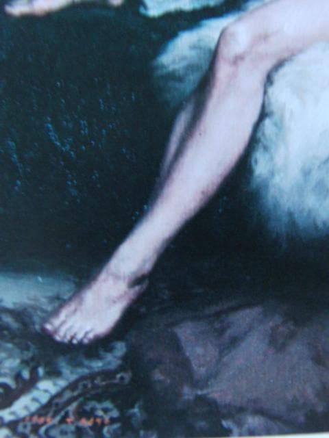 佐藤輝雄【花のマハ(エチュード)】希少画集画、新品高級額装付、状態良好