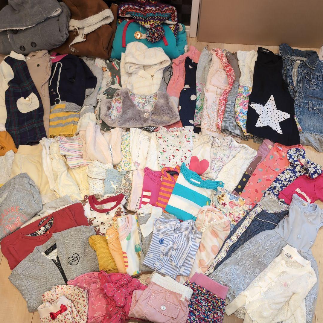 女の子まとめ売り　激安　女の子セット 約90cm〜 多色　追加あり！80点以上