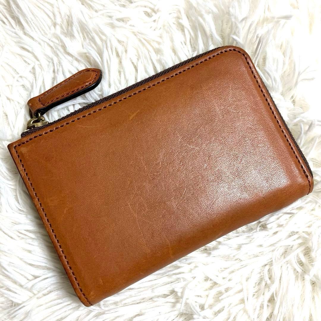 スロウ L字ファスナー コンパクトウォレットカードケース 本革 スロウ SLOW SLOW スロウ 財布 二つ折り財布 box型小銭入れ L字