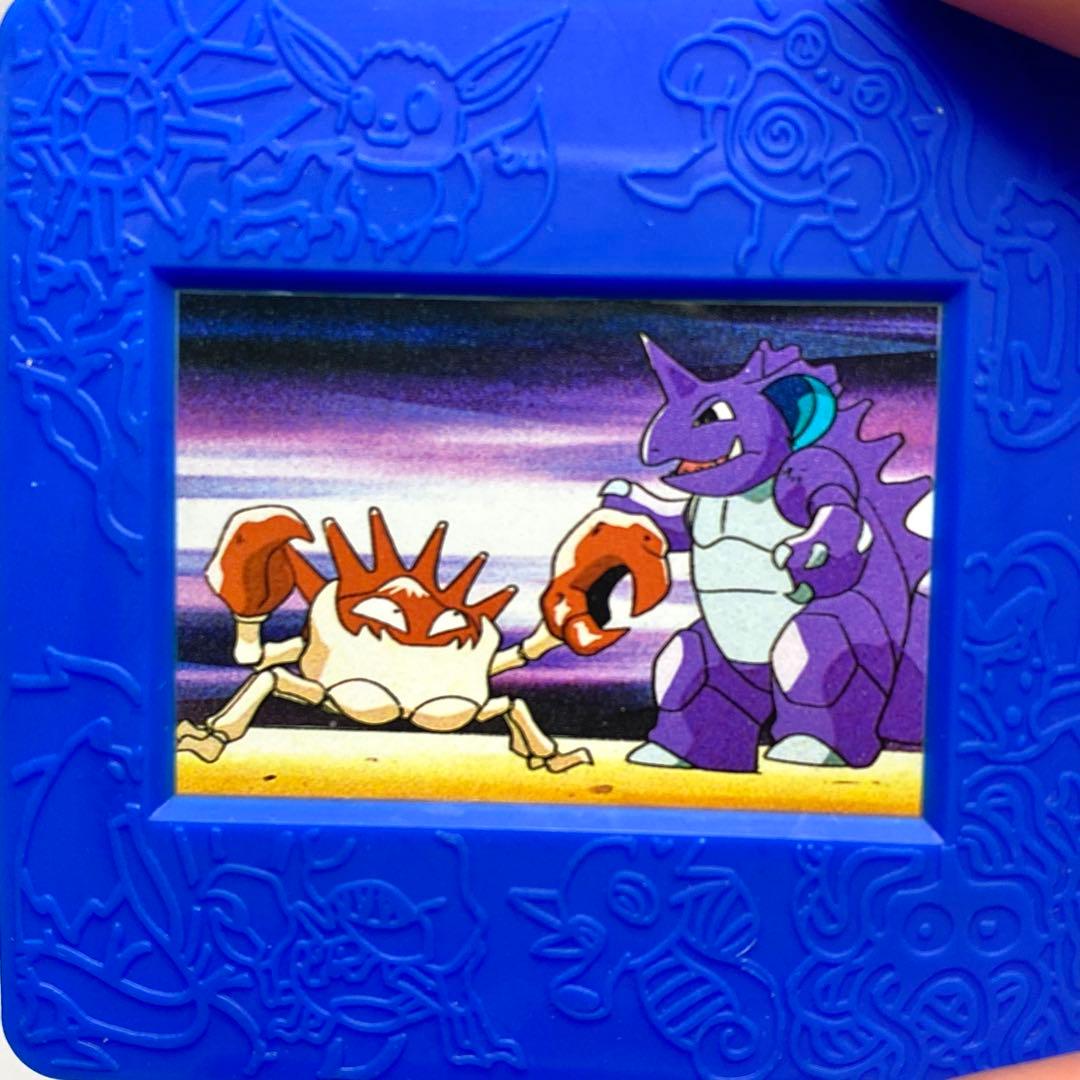 Meiji ポケモン ピクチャーフレーム ニドキング キングラー 当時物