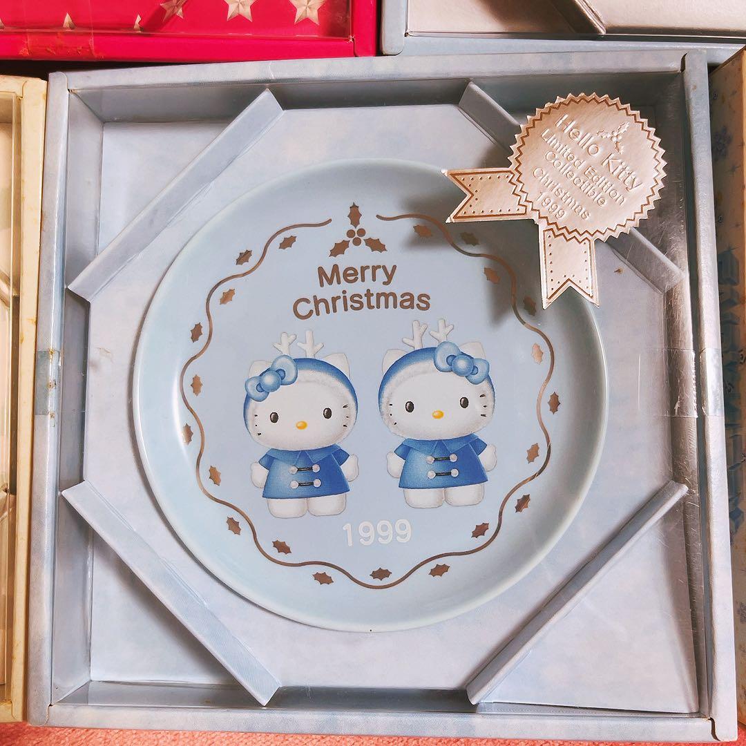 希少激レア ハローキティ クリスマスプレート 1998~2002 サンリオ
