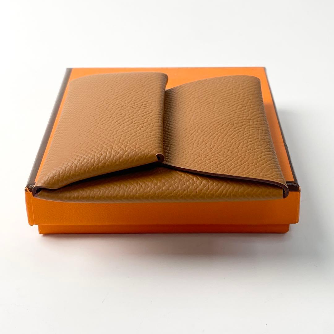 未使用 エルメスHERMES バスティア ゴールド コインケース B刻印