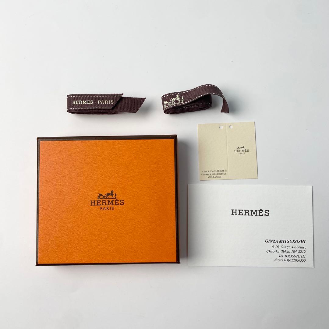 未使用 エルメスHERMES バスティア ゴールド コインケース B刻印