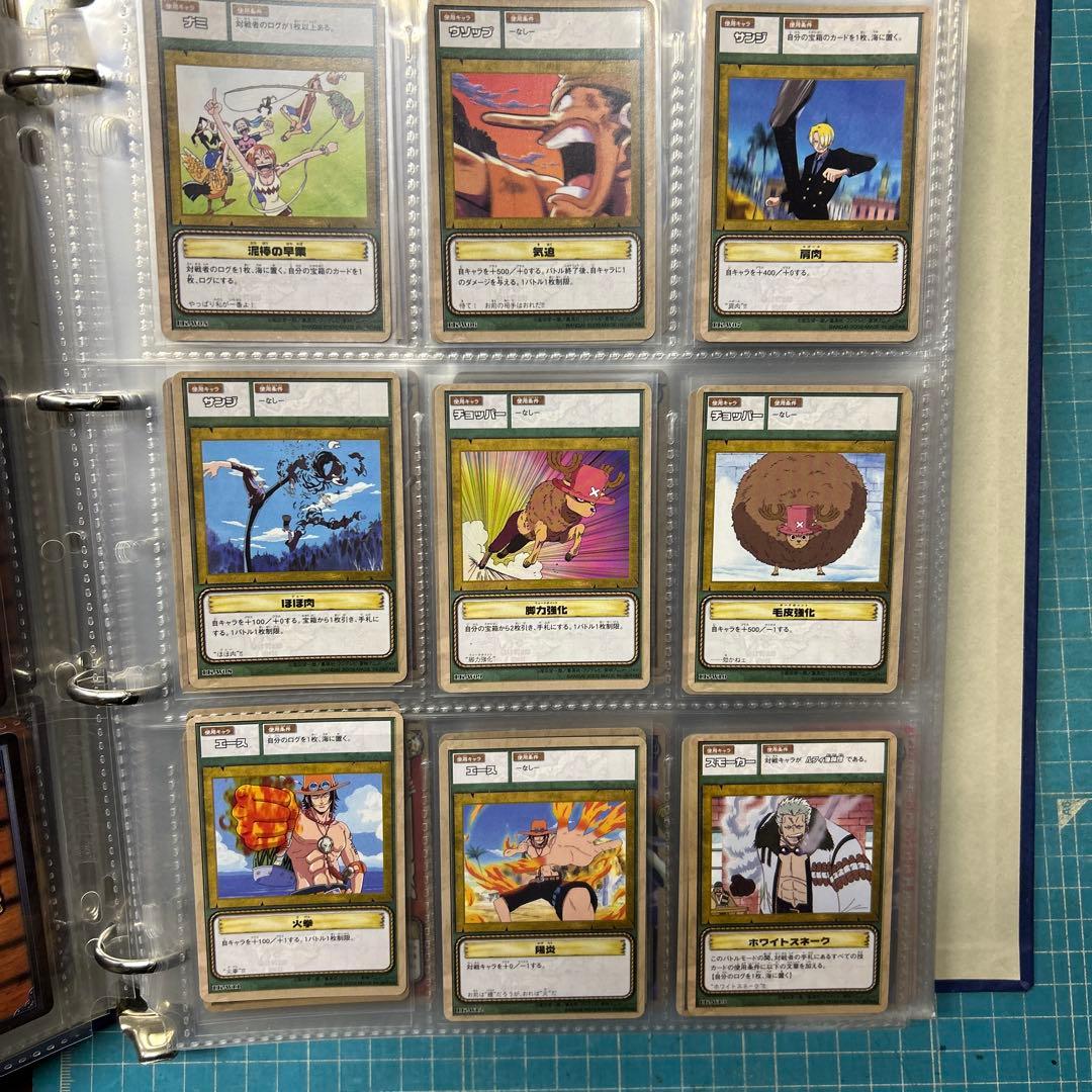カードダスマスターズ バインダーつき ワンピースカードゲーム 当時物