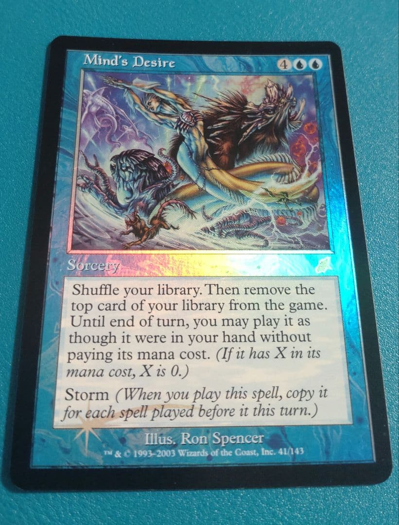 MTG　精神の願望　英語　初版　foil