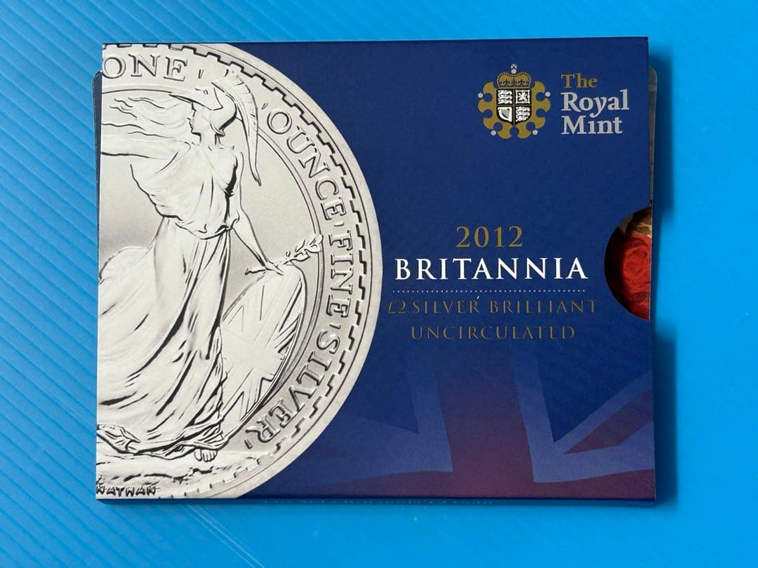 希少】 2012年 ブリタニア銀貨イギリスロイヤルミント専用スライド