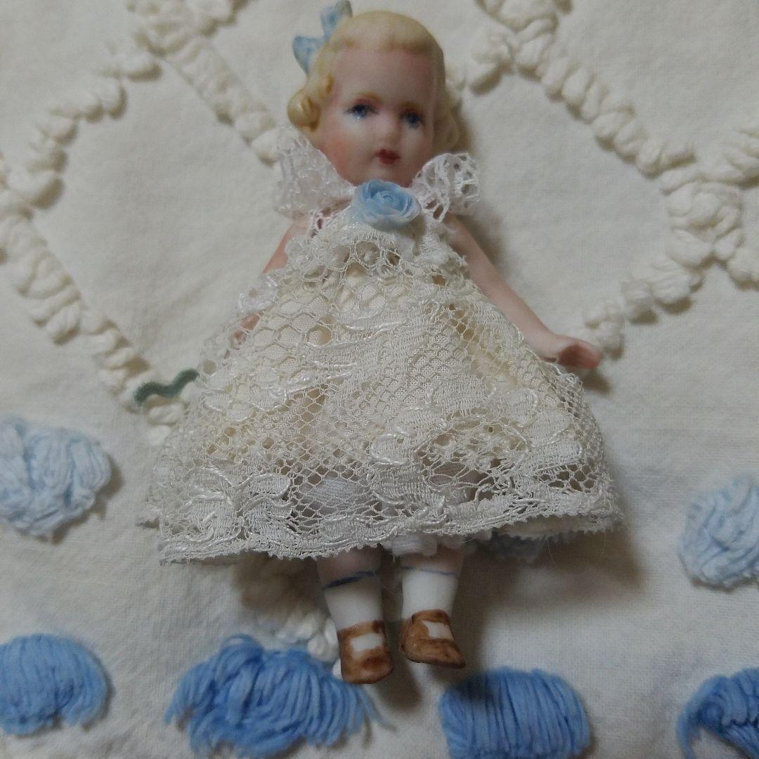 ビスクドール勿忘草(期間限定) ミニョネット・ミニビスクドール❤︎勿忘草ちゃん(ピンク)A その他人形