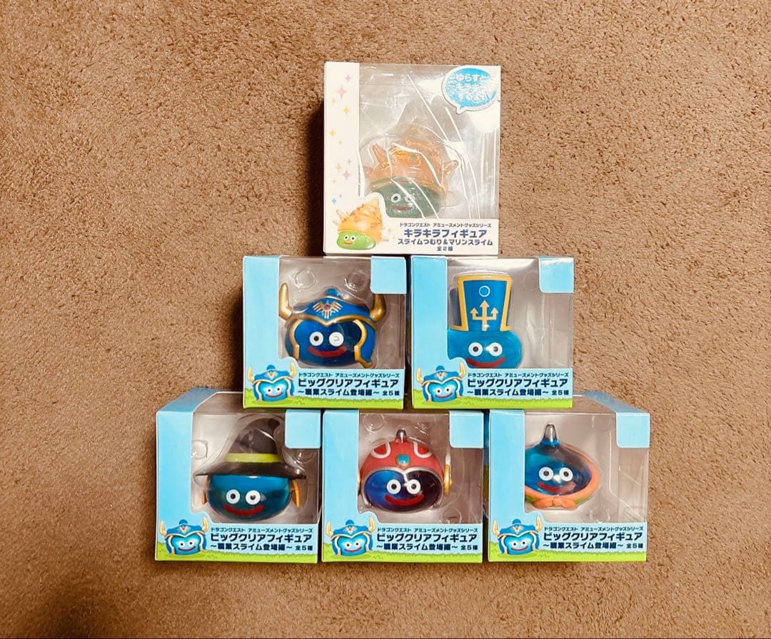 ドラゴンクエスト ビッグクリアフィギュア 〜職業スライム登場編〜全5種+1セット