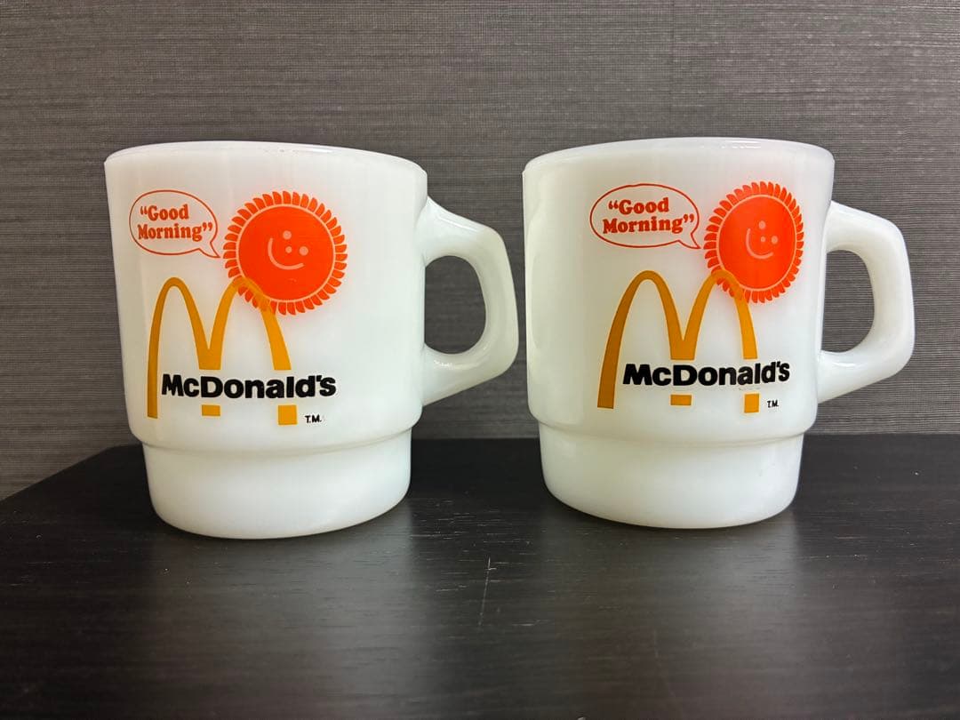 A*.様 Fire-king McDonald's マグカップ 2個セット