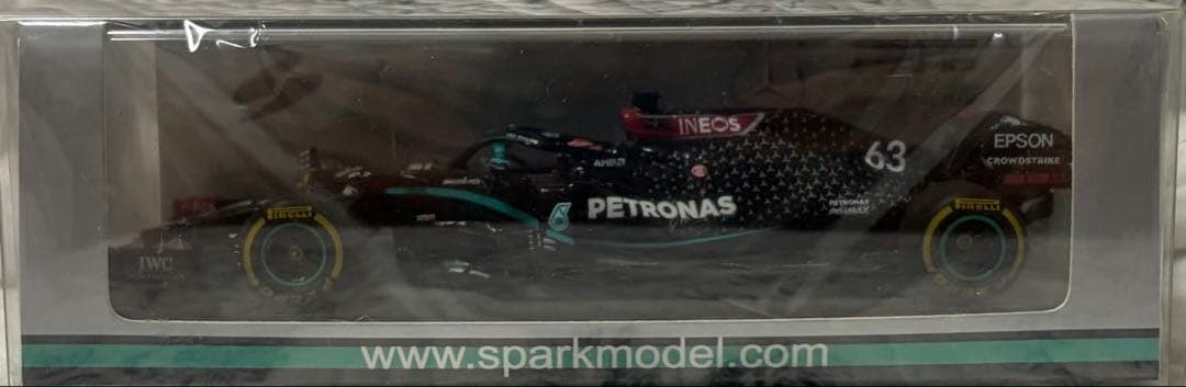 スパーク 1/43 メルセデスW11 ラッセル 2020サヒール9位F1初入賞