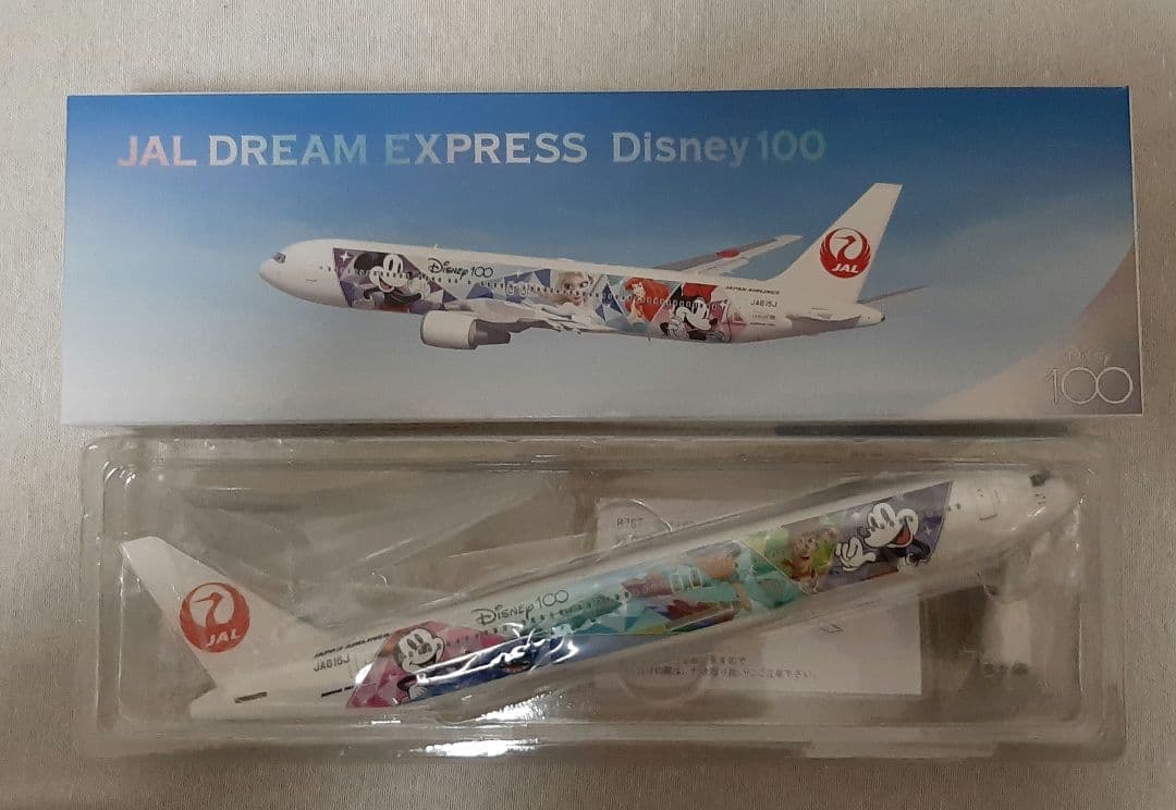 JAL ボーイング767 ディズニー 100周年 Disney100 1/200