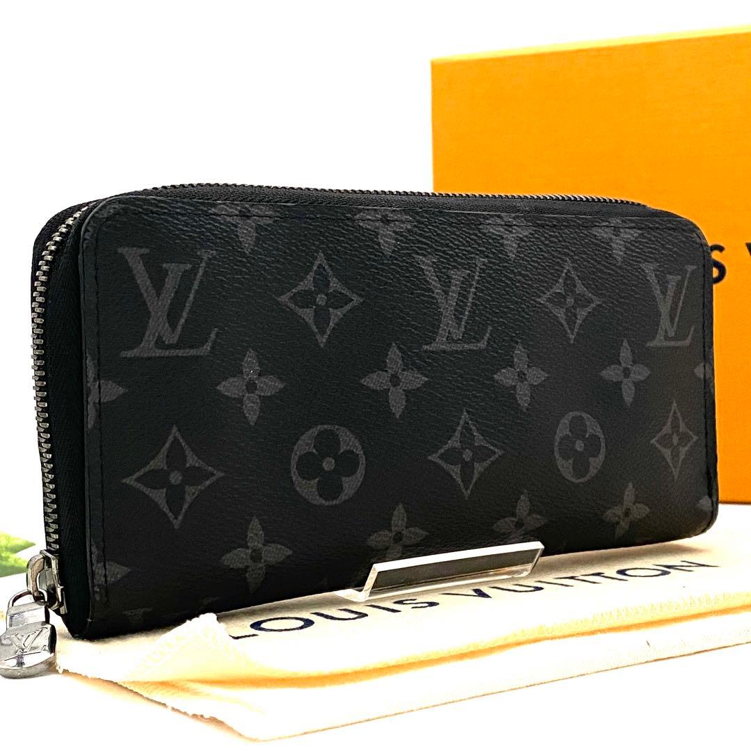 ルイヴィトン モノグラム エクリプス ジッピーウォレット ホリゾンタル ブラック