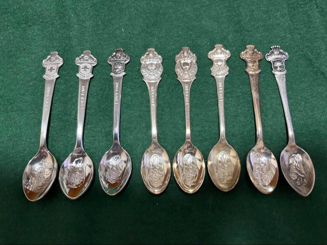 ロレックス　ROLEX スプーンセット 8本 ルツェルン　嘆きのライオンほか ロレックス スプーン ブッフェラー ルツェルン 瀕死のライオン 中古