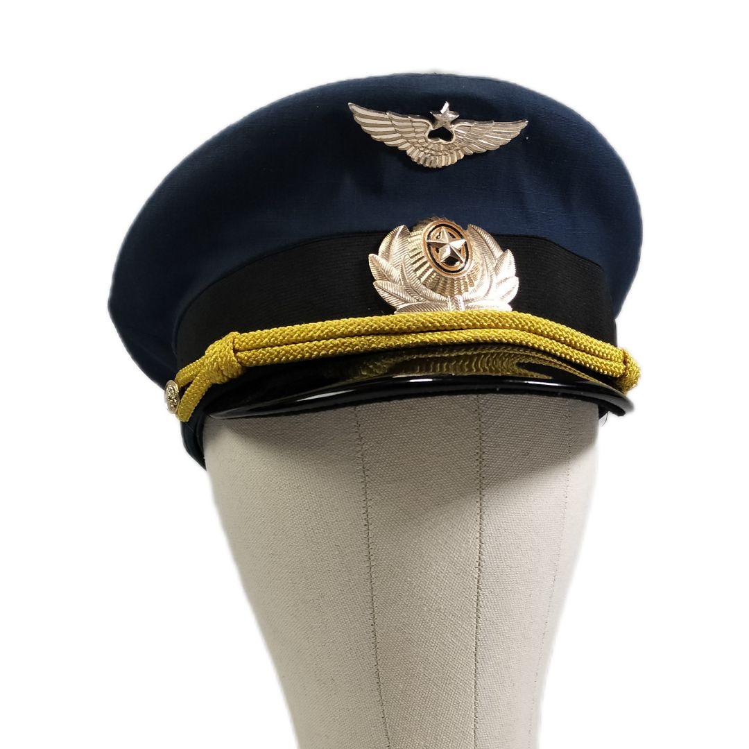 ロシア軍 実物 ロシア航空宇宙軍 ВКС 常勤服用 制帽 将校用 59cm