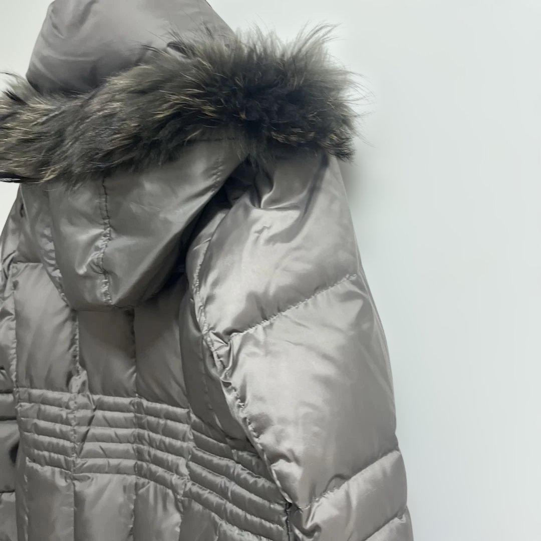 ✨極美品✨23区シレータフタ ダウンコートフードラクーンファー