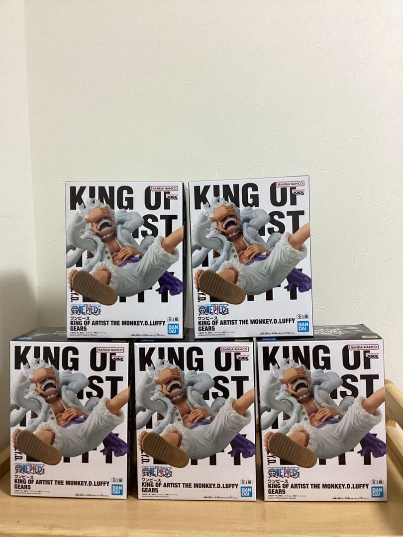 キングオブアーティスト　ニカ　5個セット 激レア／新品】ワンピース キング オブ アーティスト ギア5ルフィ