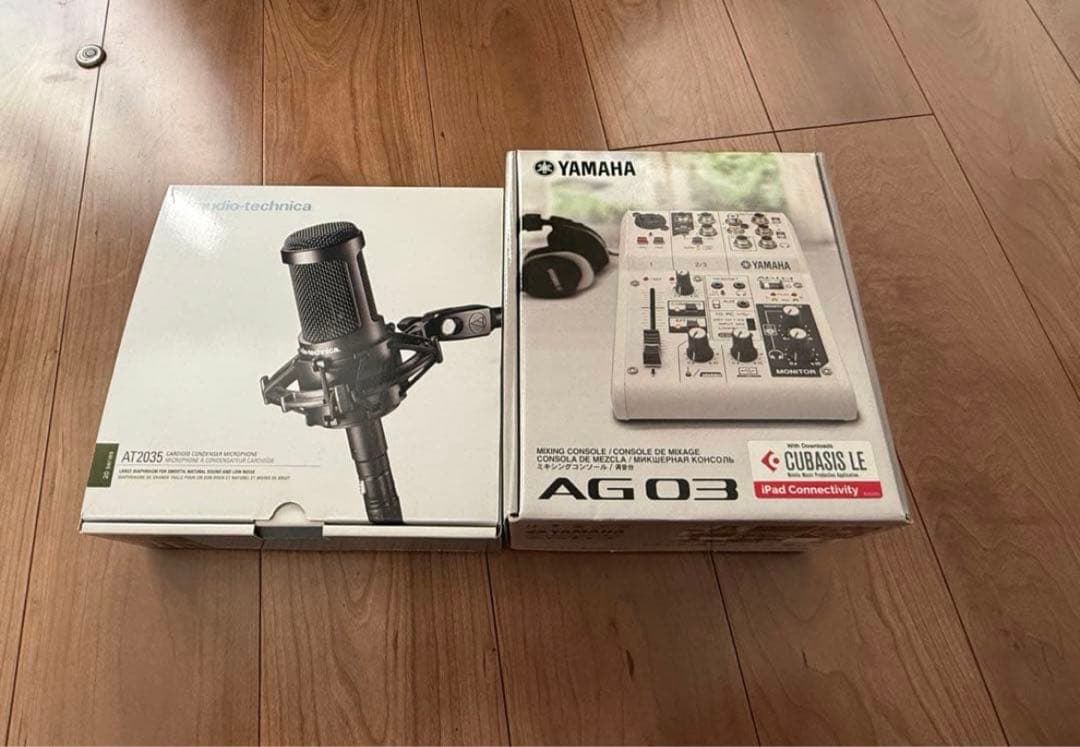 【バラ可能】YAMAHA AG03 　audio tecnica AT2035