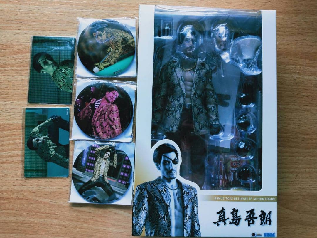 おまけ付き　真島吾朗　ULTIMATE８“ACTION FIGURE