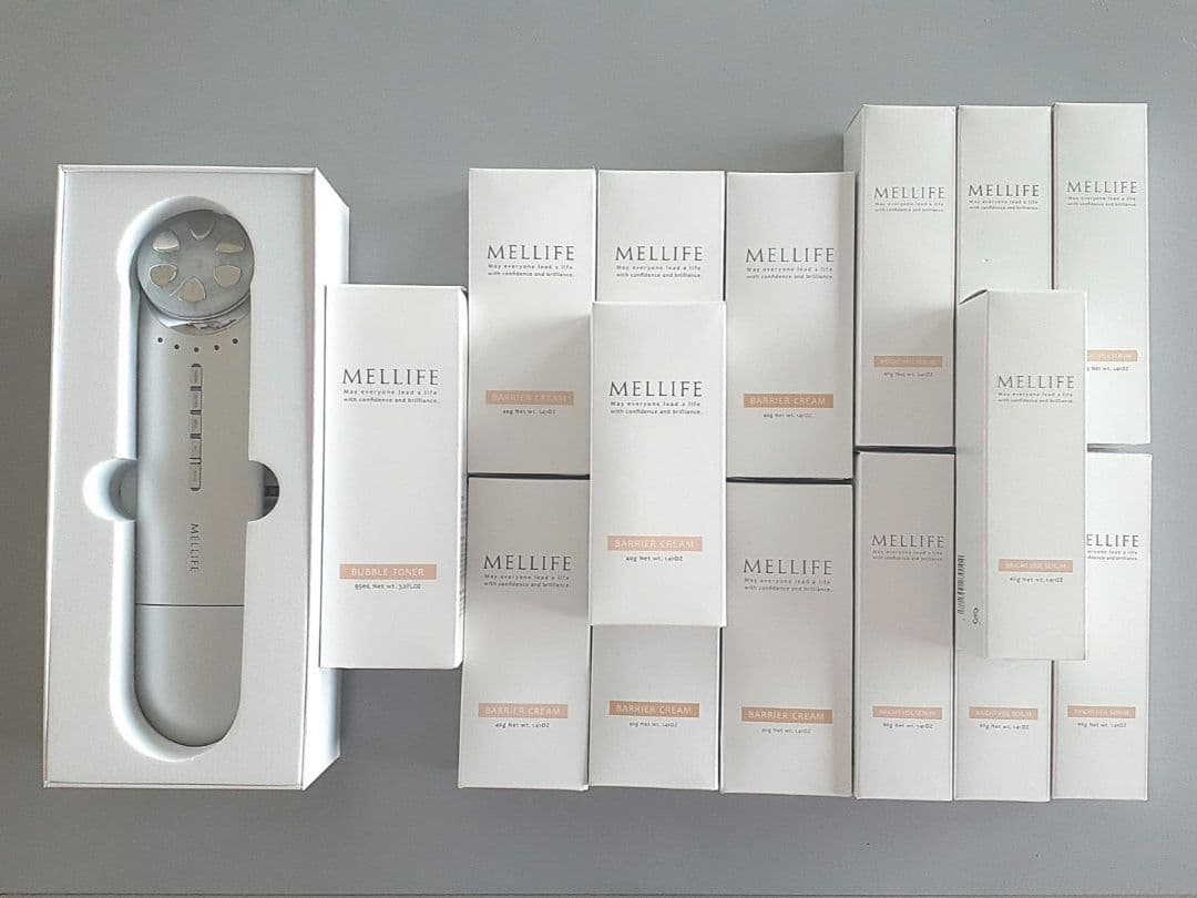 MELLIFE メリフ 美顔器 洗顔料 化粧水 炭酸美容液 クリーム