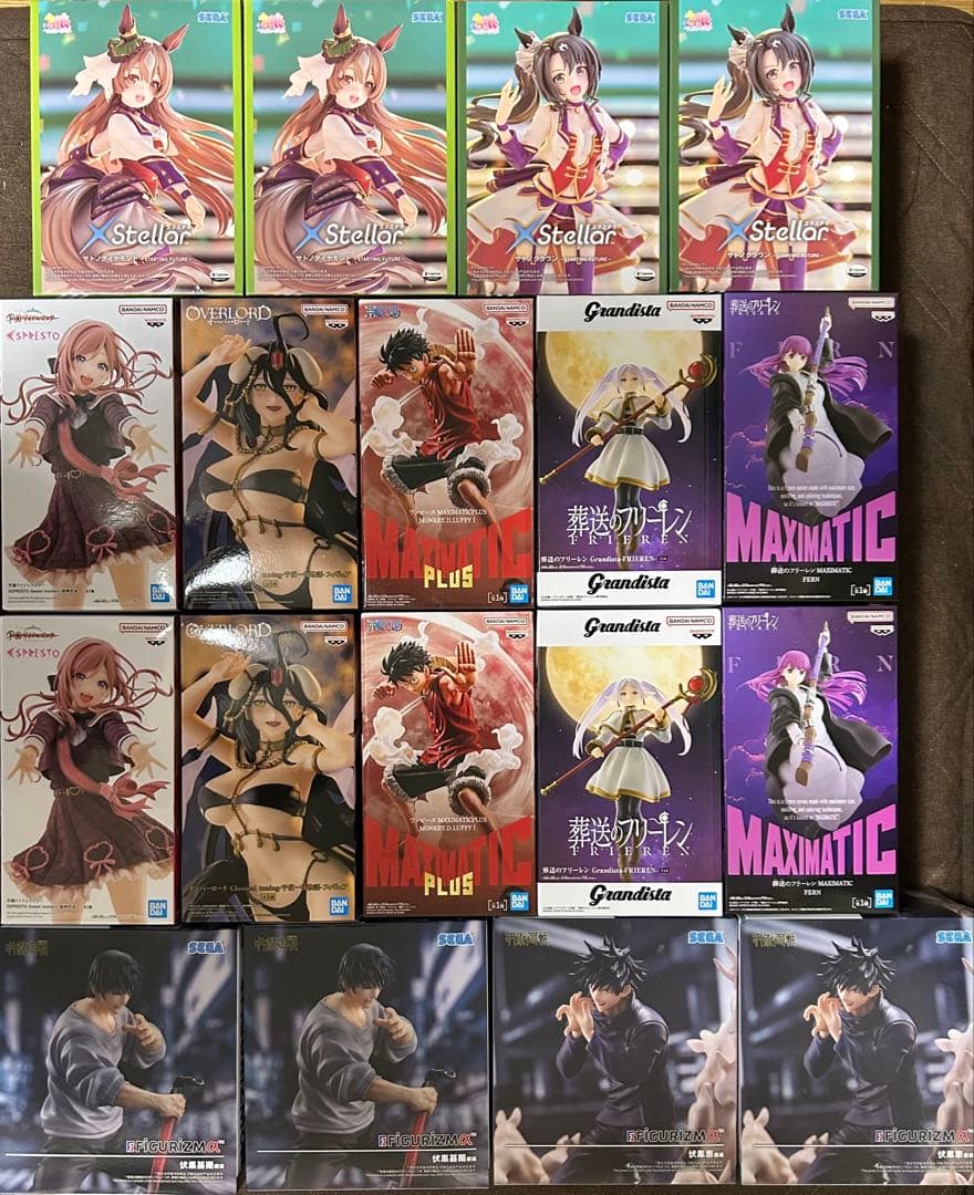 最新プライズフィギュア　各種２体　まとめセット　計１８体