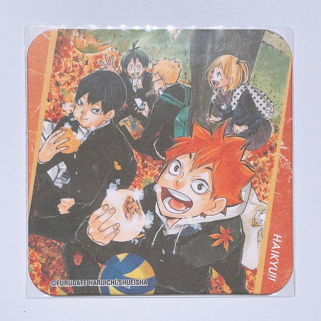 ハイキュー アートコースター 特典 日向翔陽 影山飛雄 山口忠 月島蛍