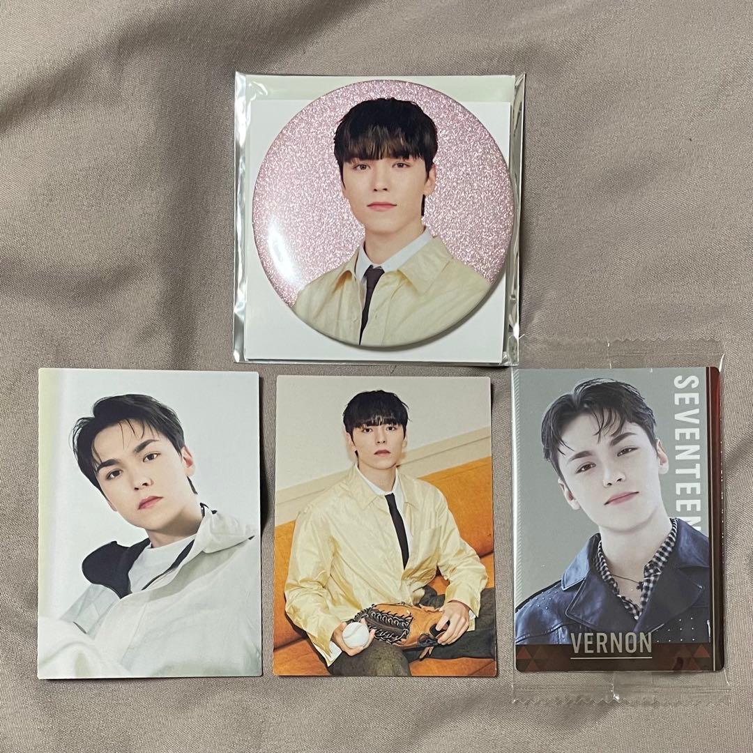 SEVENTEEN HOLIDAY 缶バッジ トレカ バーノン - メルカリ