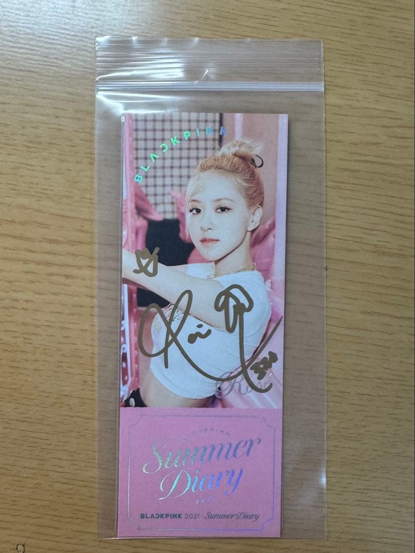 BLACKPINK【ロゼ】直筆サイン SUMMER DIARY YG特典 - メルカリ