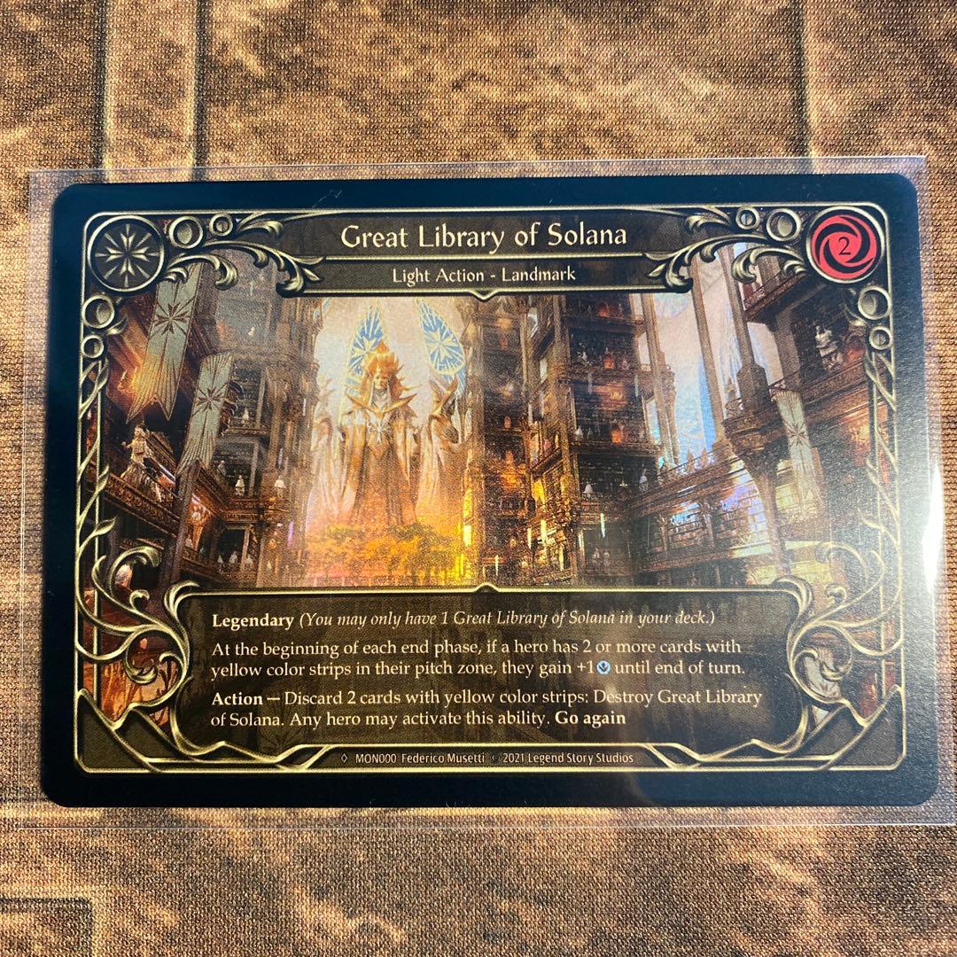 【追跡あり/匿名配送】【RF】Great Library of Solana