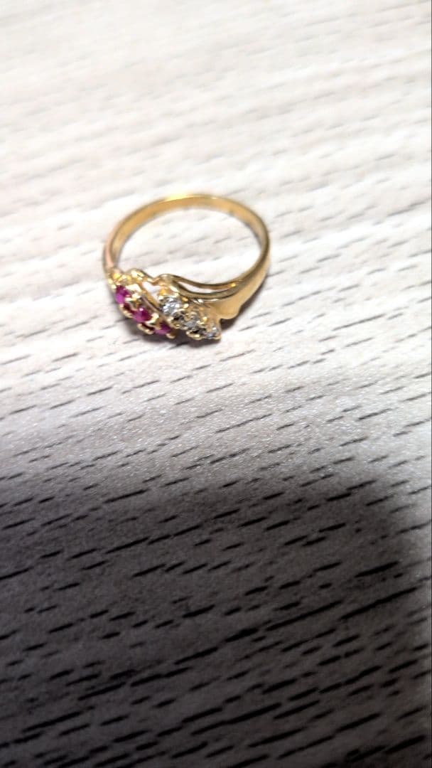 18金　　リング　　鑑定済