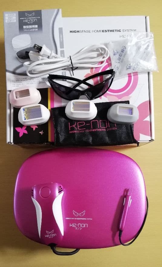 ケノン　脱毛器　+　カートリッジ4個