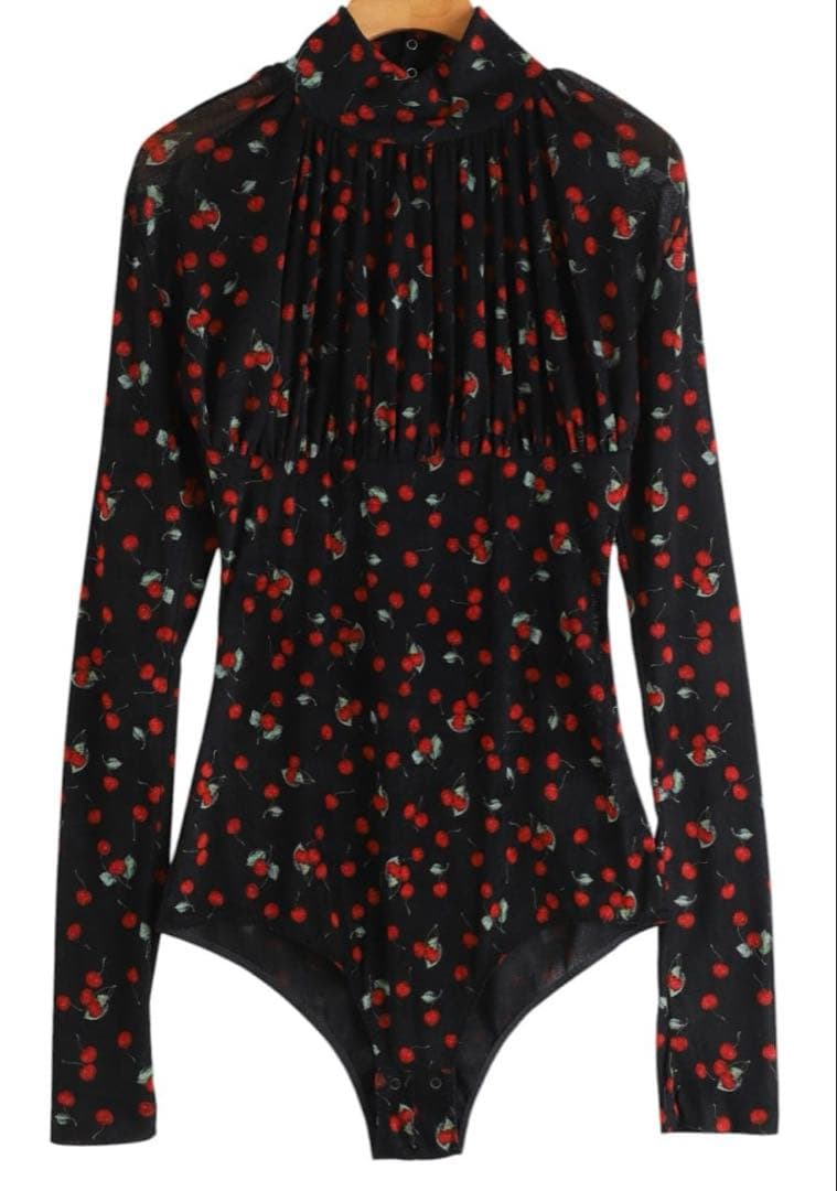 FETICO チェリー柄ボディースーツ　36