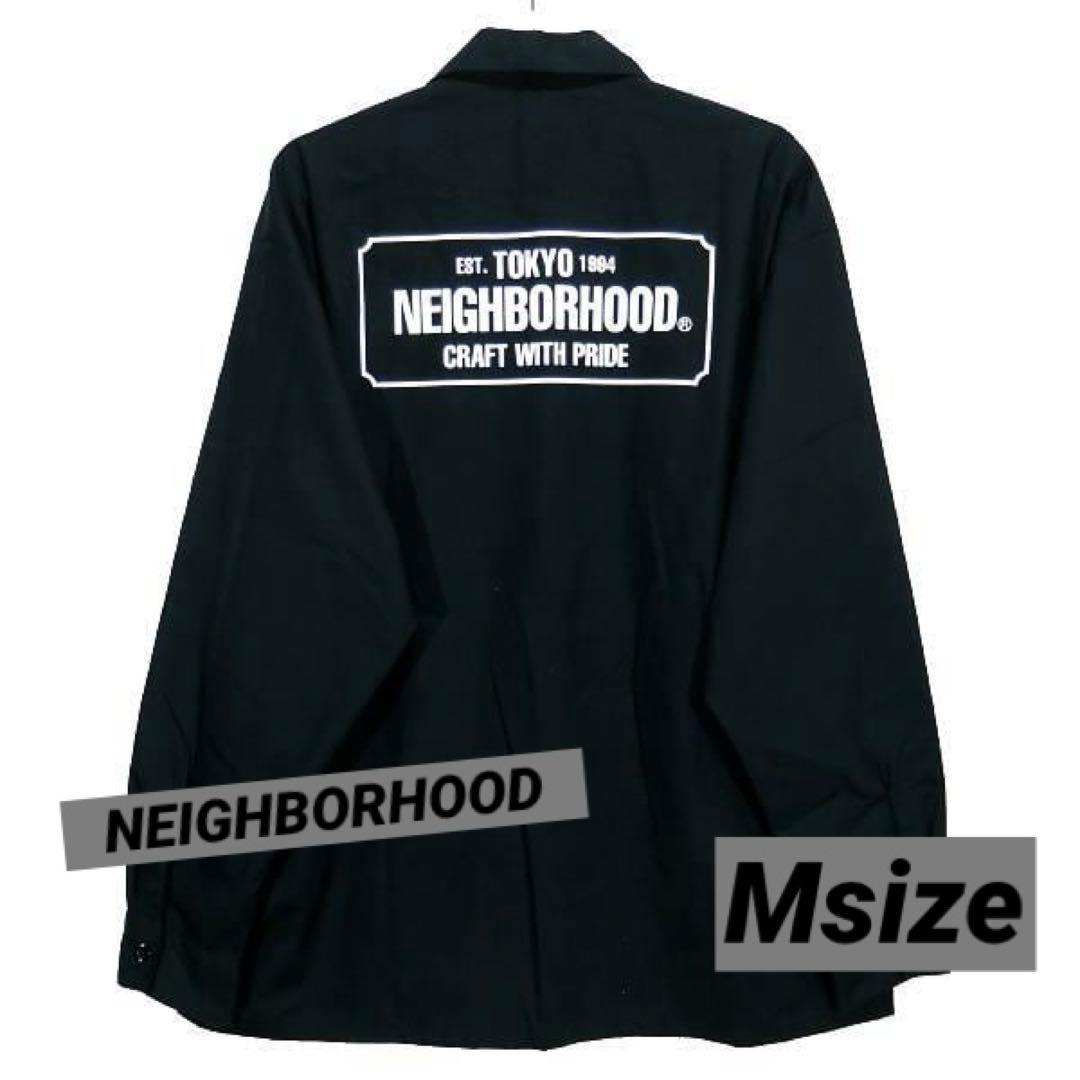 【美品】NEIGHBORHOOD WORK SHIRT ネイバーフッド 黒 M