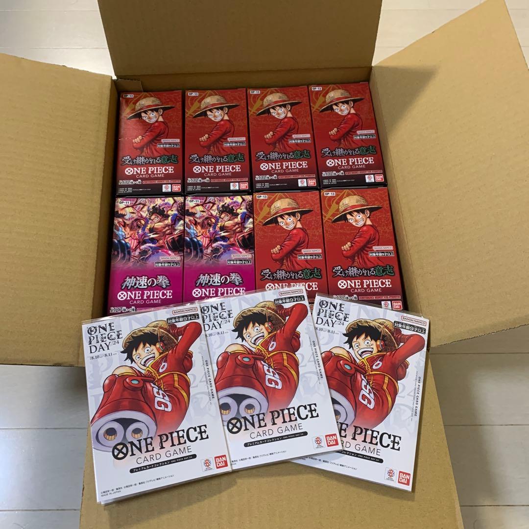 【未開封】ワンピース　カードゲーム 受け継がれる意志　　神速の拳　テープ有り
