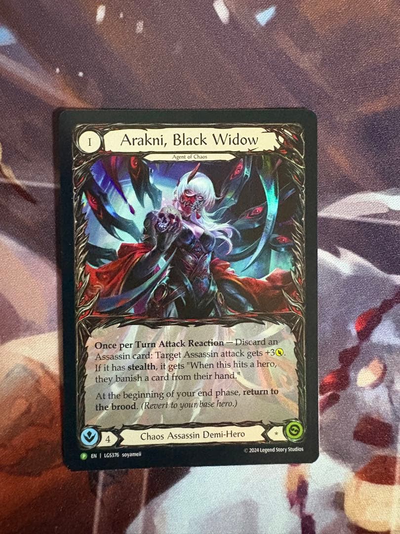 RF】Arakni, Black Widow / 黒麗蜘蛛のアラクニ [P] - メルカリ