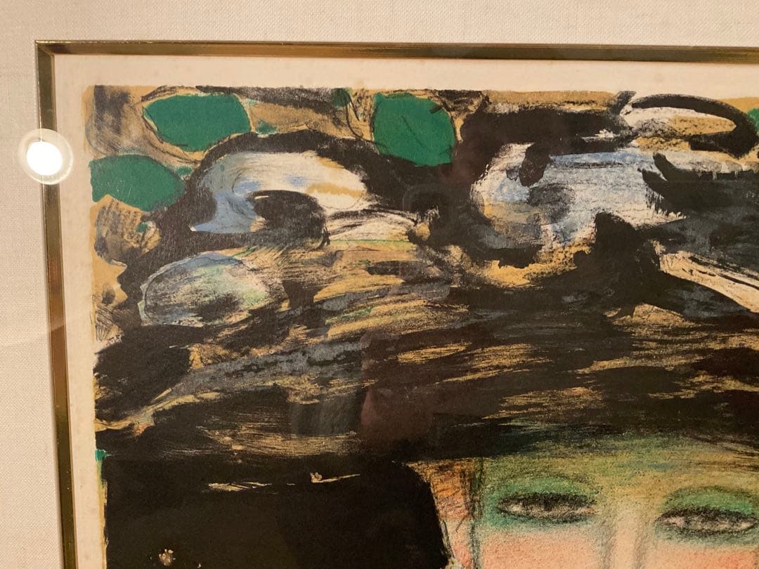 カシニョール 「四月」 リトグラフ 直筆サイン・エディション有り