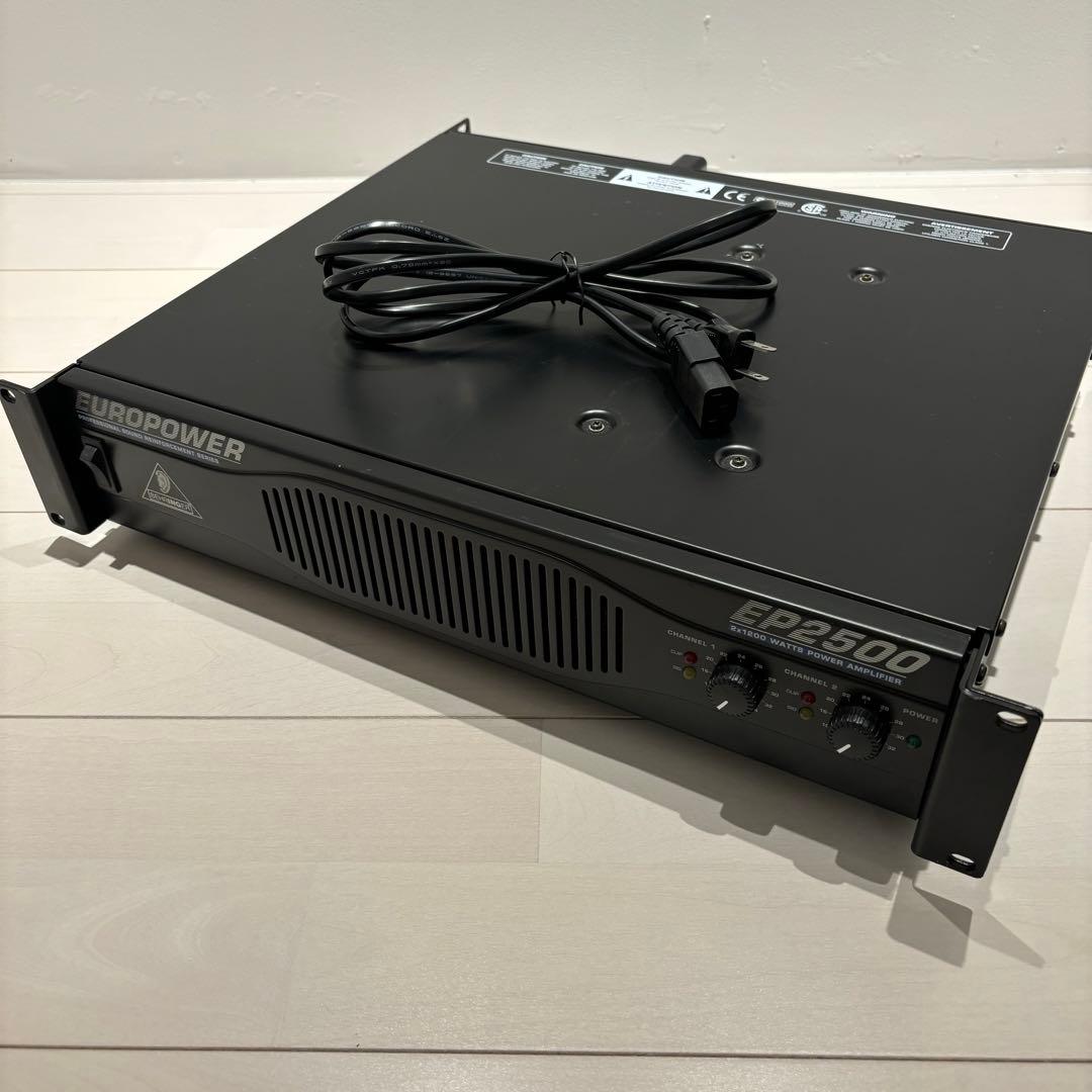 BEHRINGER ベリンガー パワーアンプ EUROPOWER EP2500 - メルカリ