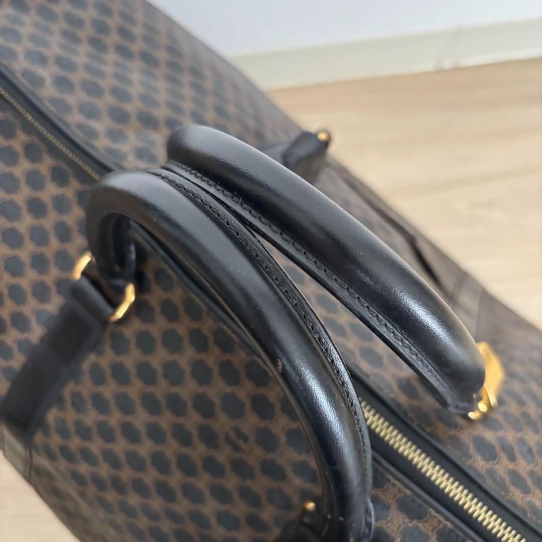 美品✨セリーヌ ボストンバッグ 黒マカダム PVCレザー y2k