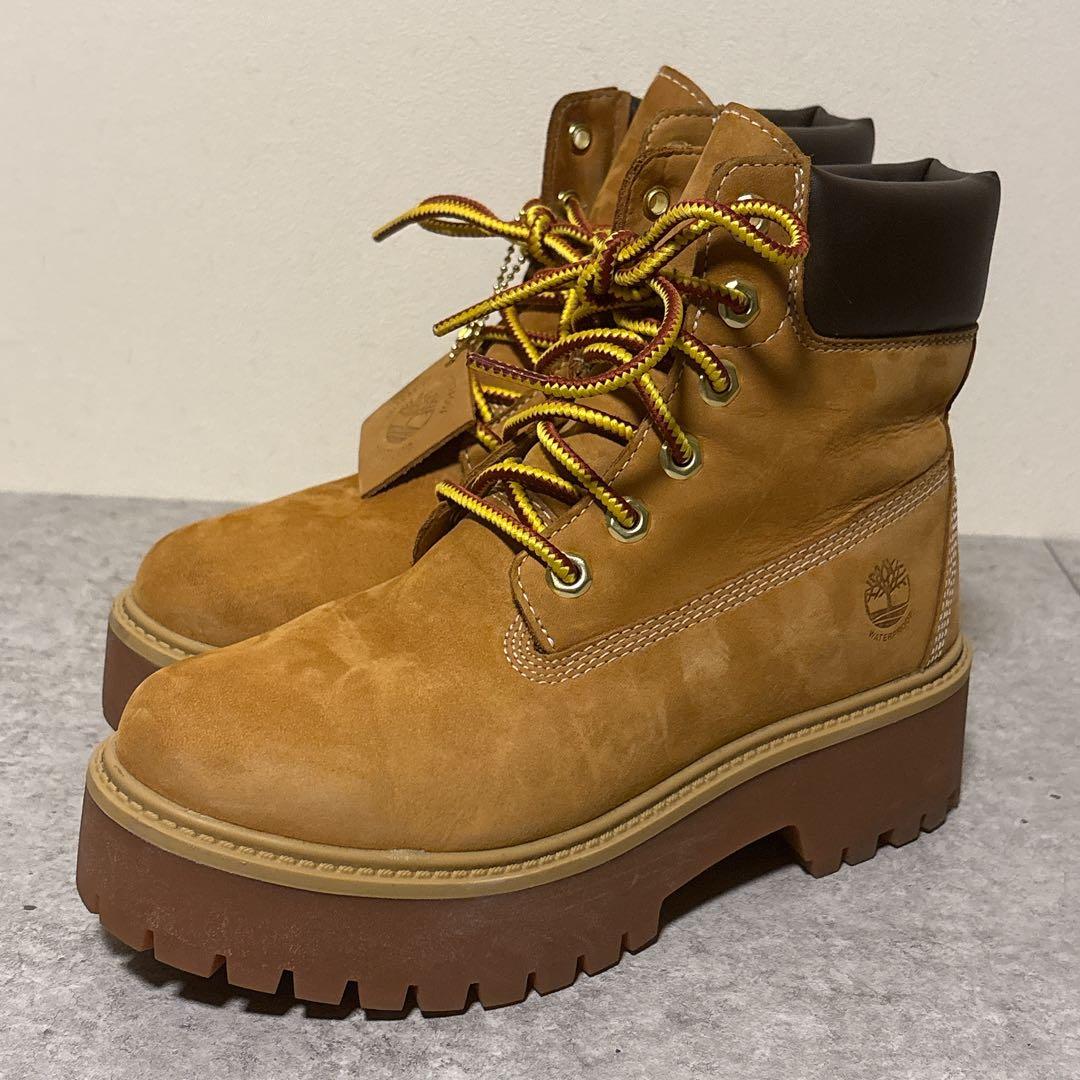 美品✨Timberland ブーツ 6インチ プレミアム プラットフォーム 厚底
