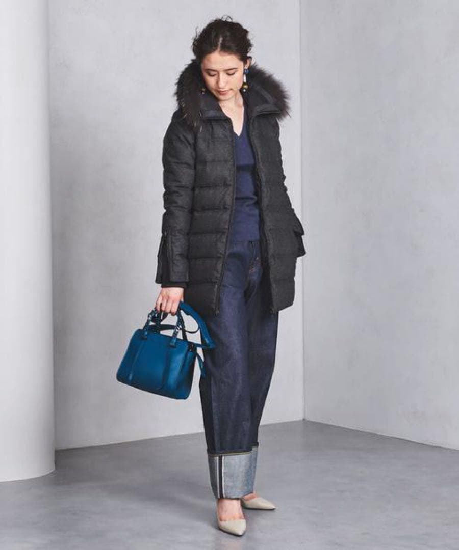 タグ付未使用DUVETICA ウールダウン グレー Blodwen 38 - メルカリ