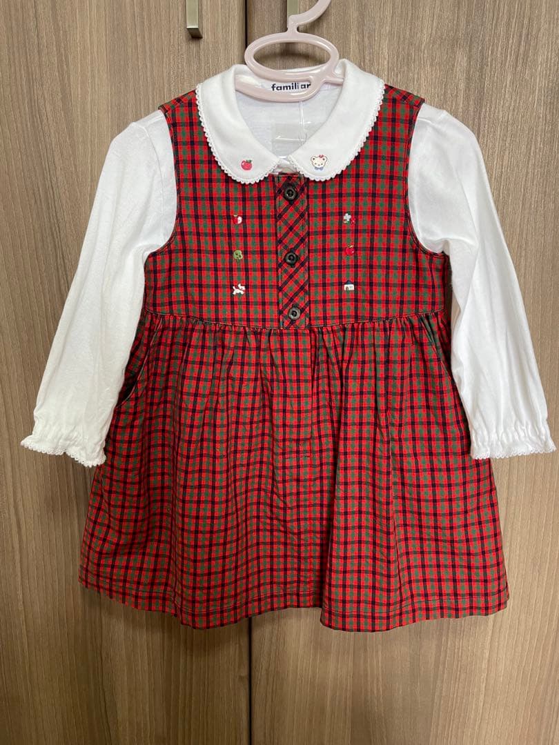 新品未使用　ファミリア ジャンパースカート　ブラウス　セット　90 ジャンパースカート | ファミリア公式サイト