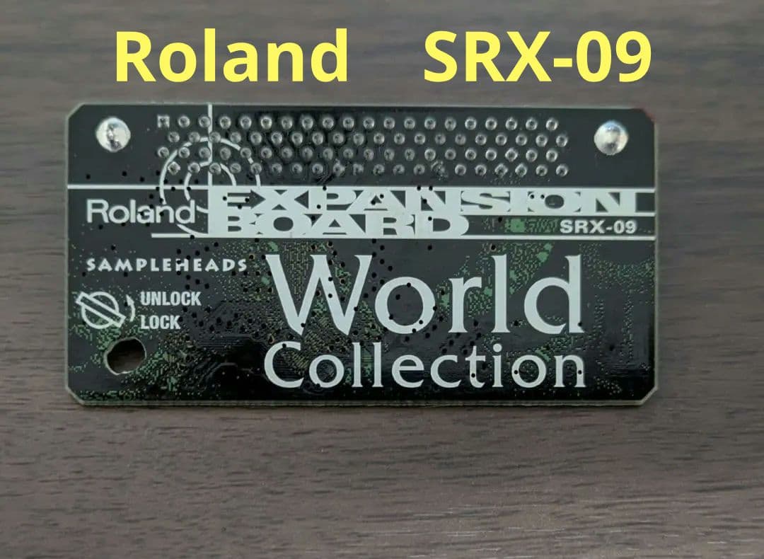 Roland SRX-09 World Collection　CD-ROM付属 Roland SRX-09 World Collection Expansion Board - Excellent - Japan