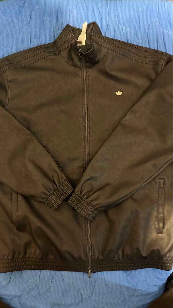 adidasプレザー ファイヤーバード トラックトップ レザージャージ 2XL