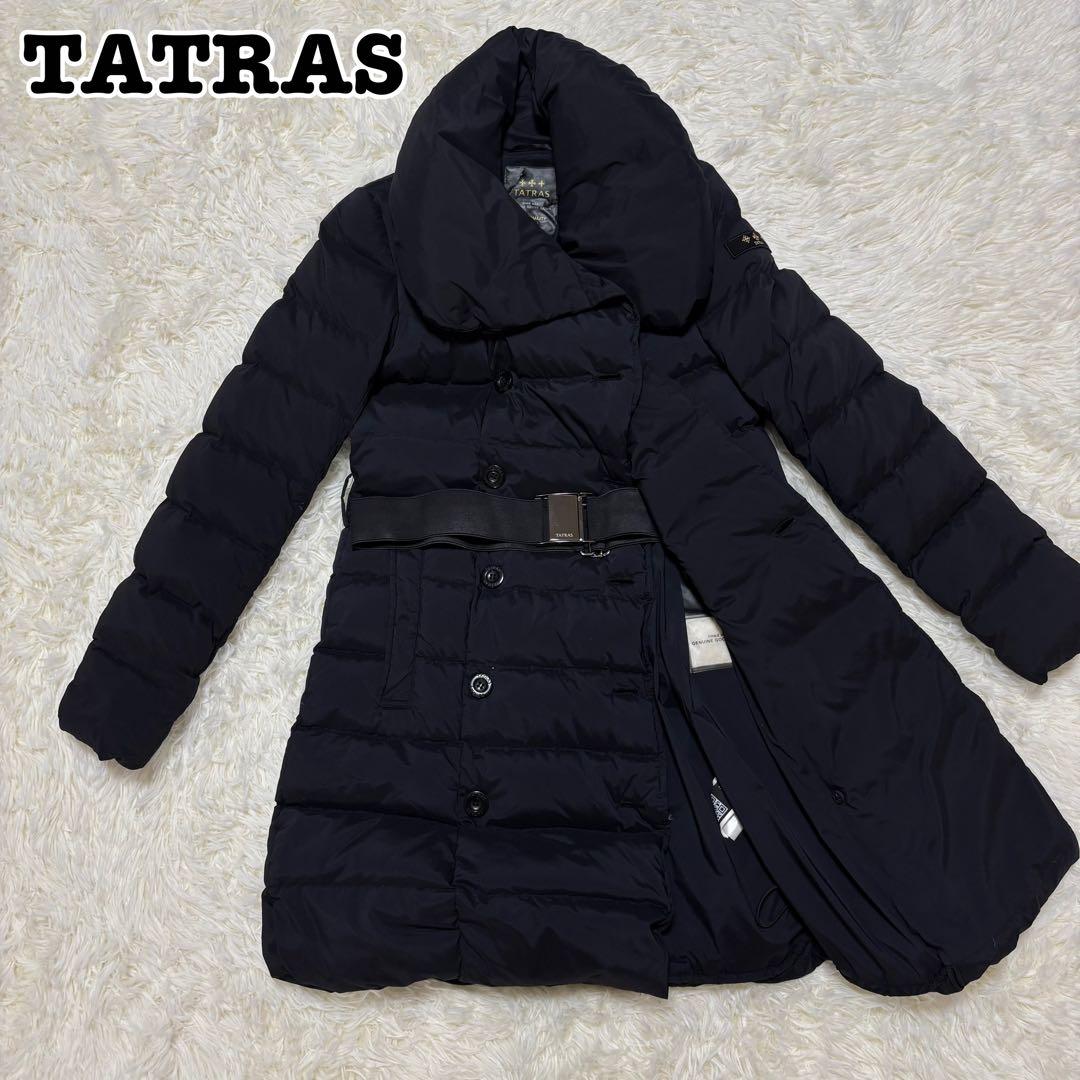 【美品】TATRAS タトラス☆ダウンジャケット ベルト付　紺　02 人気875 楽天市場】TATRAS タトラス レディース ISERA イセラ LTA20A4706 NAVY