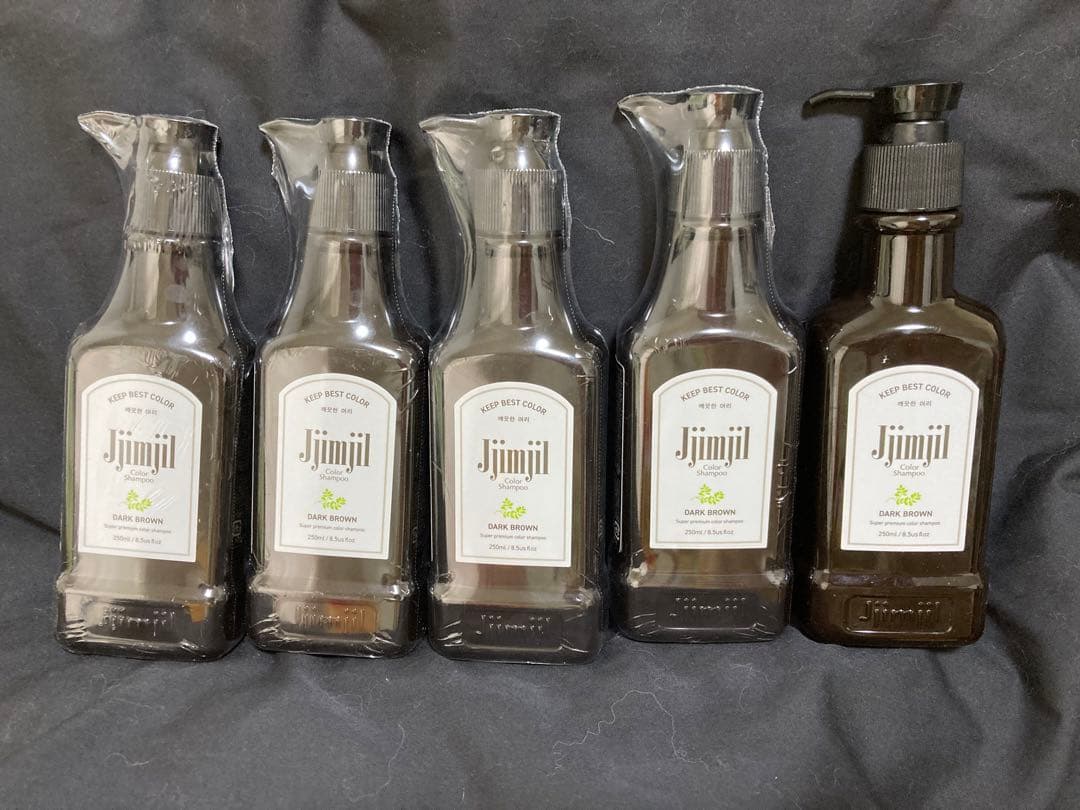 ジムジルシャンプー ダークブラウン 250ml 5本セット