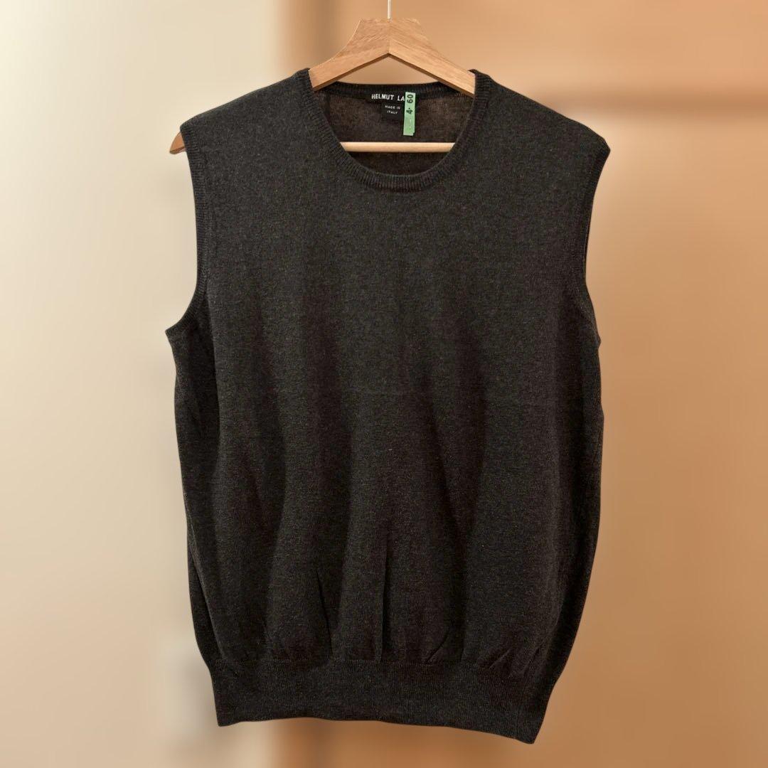 HELMUT LANG 本人期 ダークグレー ノースリーブベスト