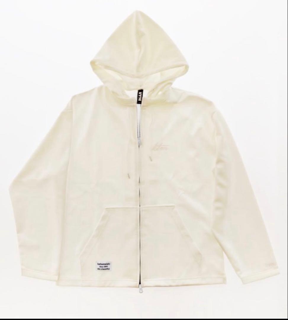 ケツメイシ　 シルクタッチ 2WAYパーカー　Lサイズ パーカー THRASHER×MSG/スラッシャー 別注 ヘビーウェイト裏毛パッチ