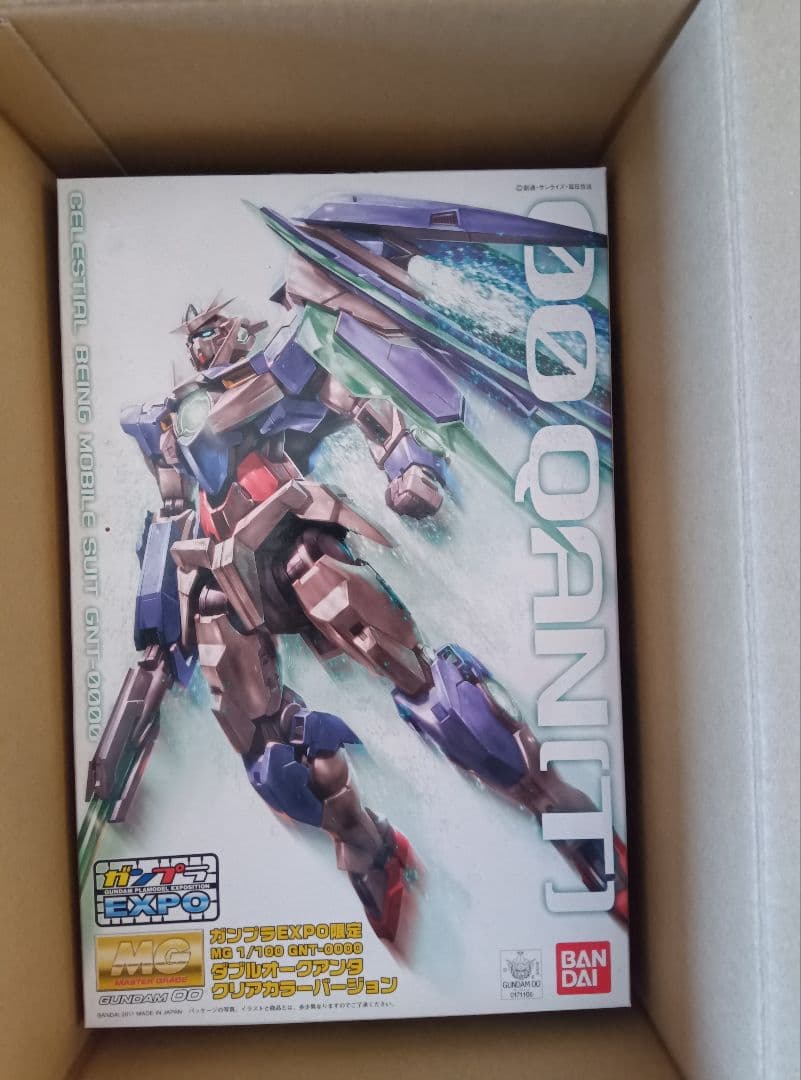 MG ダブルオークアンタ クリアカラーバージョン ガンプラEXPO限定