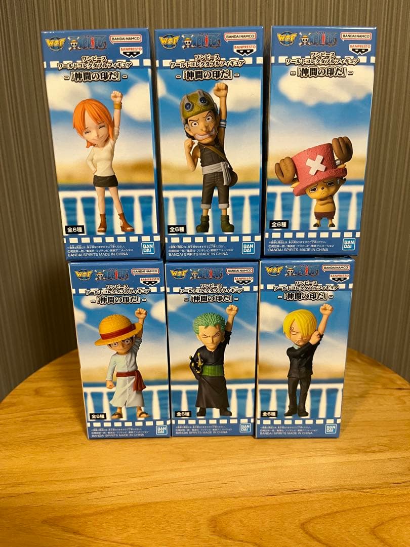ワンピース ワールドコレクタブルフィギュア 仲間の印だ 6種