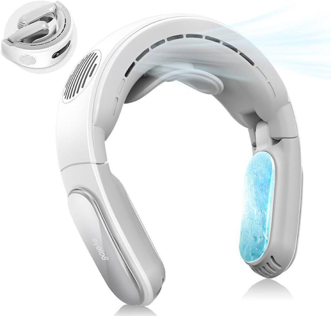 首掛け扇風機 ネッククーラー 折り畳み 冷却プレート 携帯扇風機 ネックファン